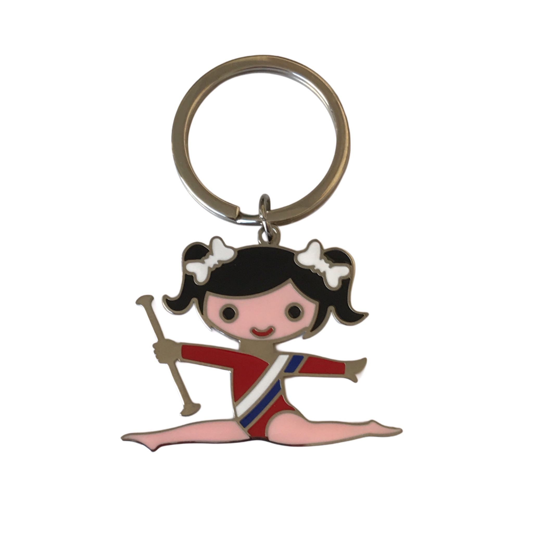 Pendentif - porte-clés Twirler acier inoxydable